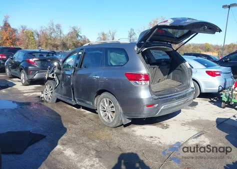 2015 Nissan Pathfinder Sl from USA, damaged, VIN 5N1AR2MMXFC713798